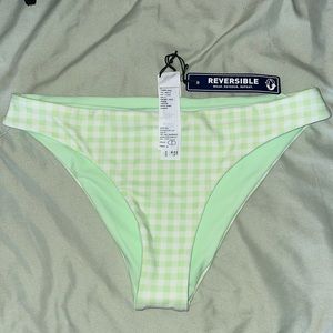 Hollister Reversible Bikini Bottom, mint green, M, NWT